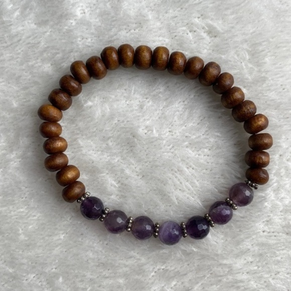 Amethyst bracelet - Picture 2 of 7
